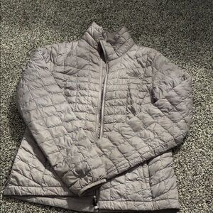 The North Face Women's Light Purple Quilted Puffer Jacket